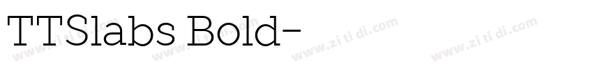 TTSlabs Bold字体转换
